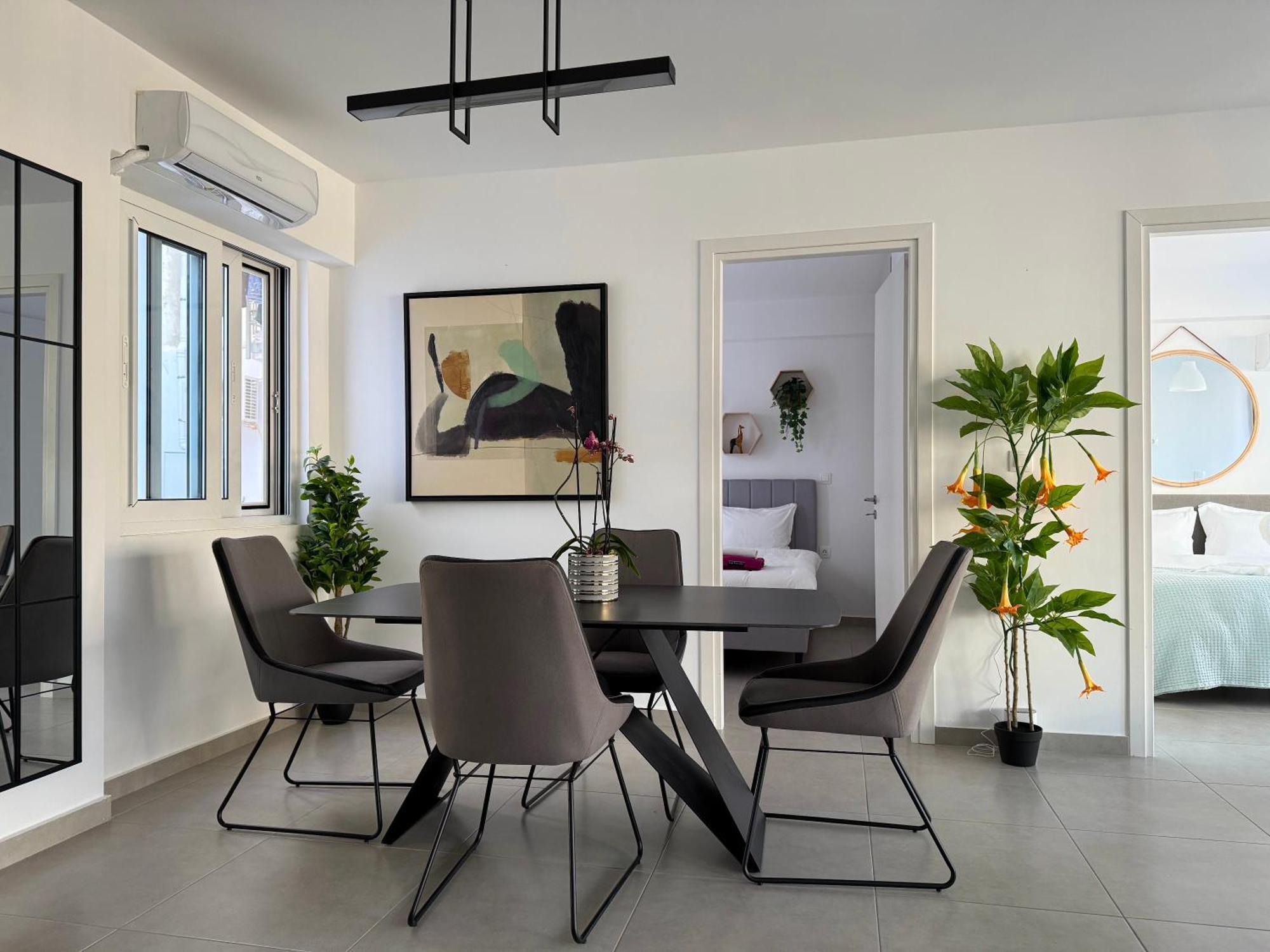 Th0 Futuristic Luxury Two Bedrooms With High-tech Amenities Apartment Athens