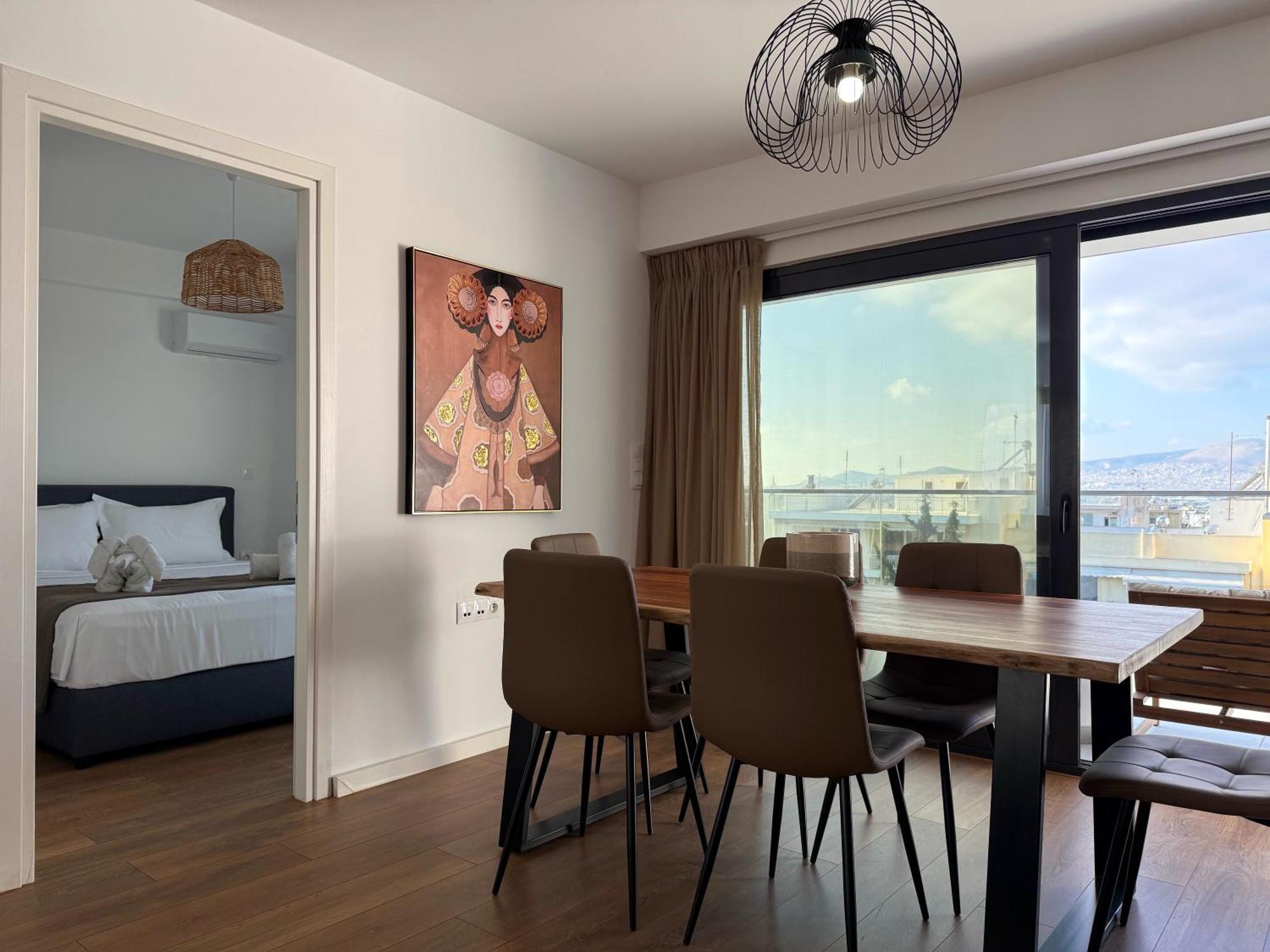 Th0 Futuristic Luxury Two Bedrooms With High-tech Amenities Apartment Athens
